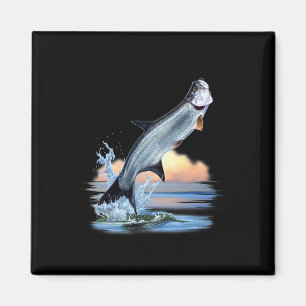 Tarpon Fish Fresh Water Wildlife Hunting Fishing A Magnet