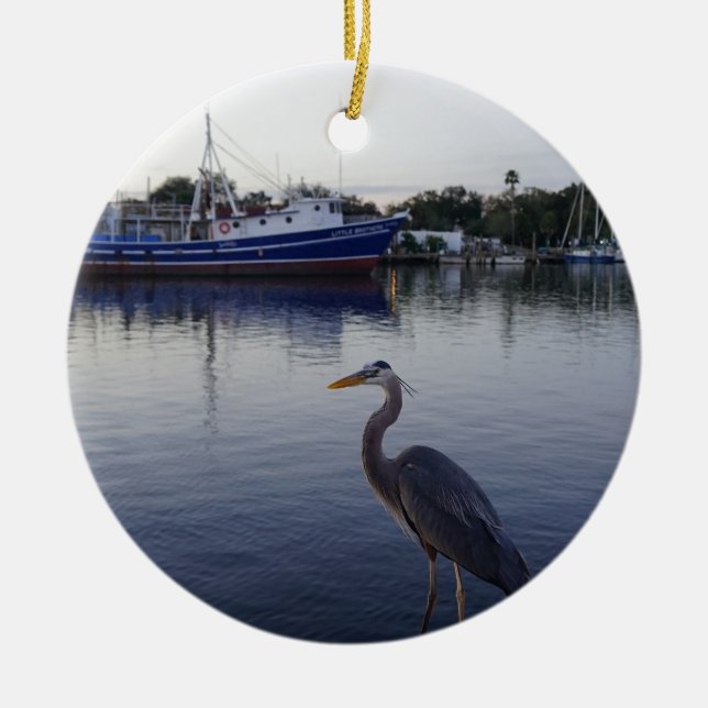 Tarpon Springs Ceramic Tree Decoration (Front)