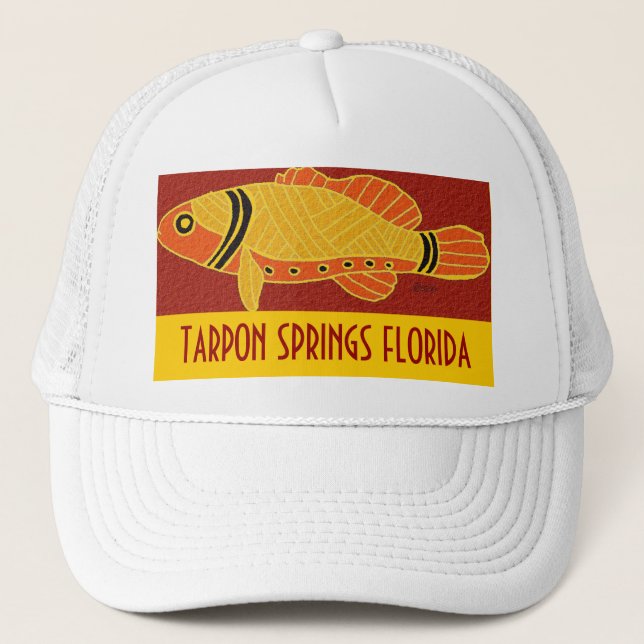 TARPON SPRINGS FISH HAT (Front)