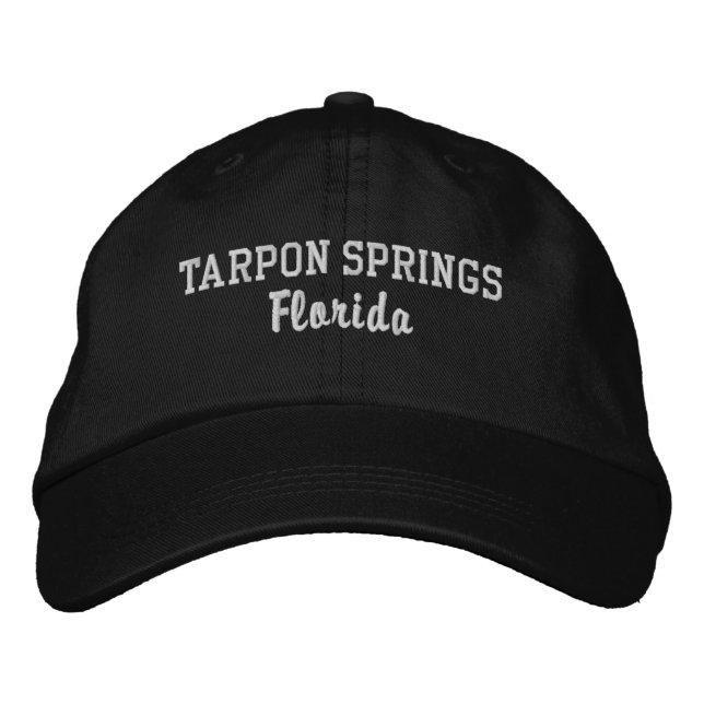 Tarpon Springs Florida Embroidered Hat (Front)
