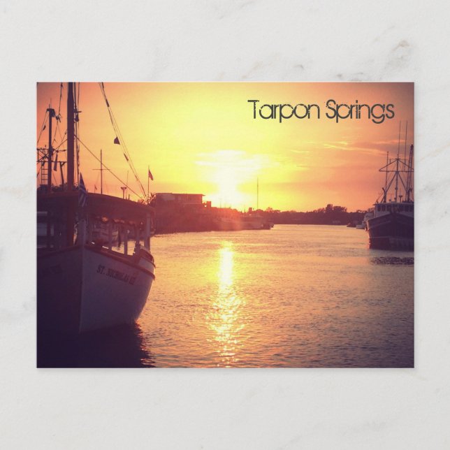 Tarpon Springs postcard (Front)