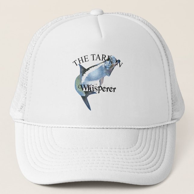Tarpon Whisperer Trucker Hat (Front)