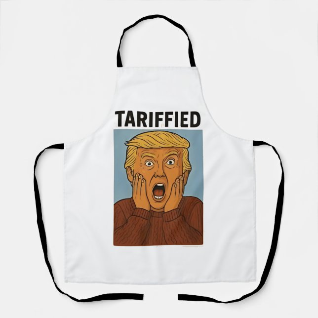 Tarrified Resist I Stand With Penguins  Apron (Front)