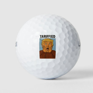 Tarrified Resist I Stand With Penguins  Golf Balls