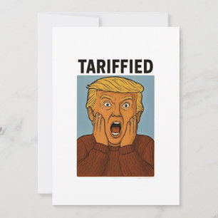 Tarrified Resist I Stand With Penguins Holiday Card