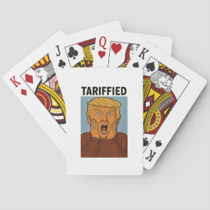 Tarrified Resist I Stand With Penguins Playing Cards