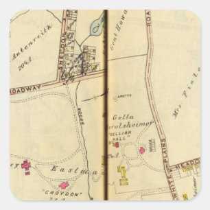 Tarrytown, New York 2 Square Sticker