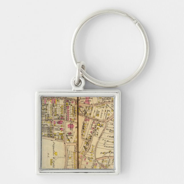 Tarrytown, New York 4 Key Ring (Front)