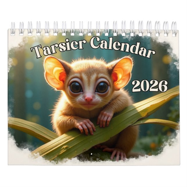 Tarsier Calendar 2026 (Cover)