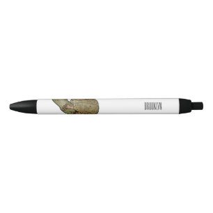 Tarsier cartoon illustration  black ink pen