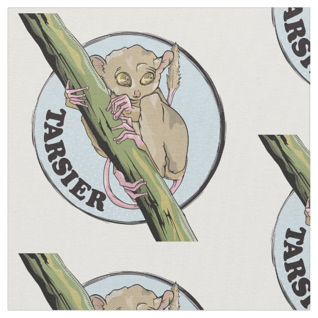 Tarsier Fabric (Close Up)