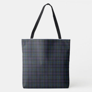 Tartan All-Over-Print Tote Bag, Large