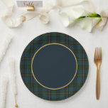 Tartan and Gold Plates<br><div class="desc">Celebrate your special day with our Preppy Classic Tartan Plaid Paper Plates – the perfect blend of timeless style and classic charm.</div>