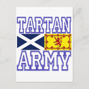 Tartan Army Postcard