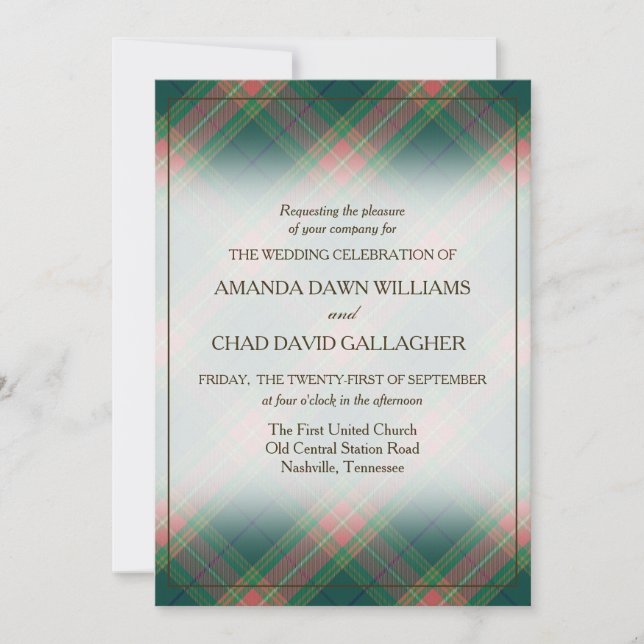 Tartan Beauty Clan Gallagher Irish Plaid (Front)