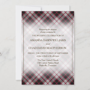 Tartan Beauty Clan MacPherson Scottish Plaid