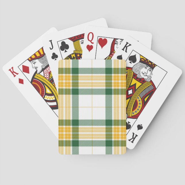 Tartan Bicycle Playing Cards (Back)