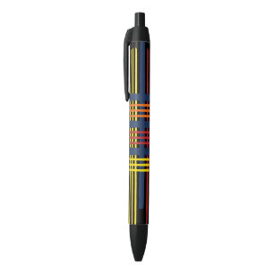 Tartan black ink pen