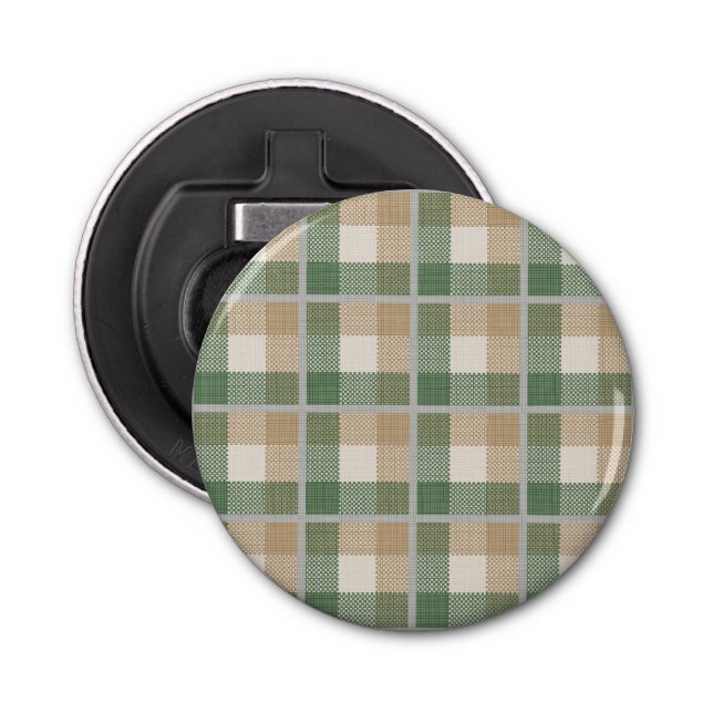 Tartan Bottle Opener (Front)