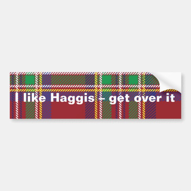 Tartan Bumper Sticker (Front)