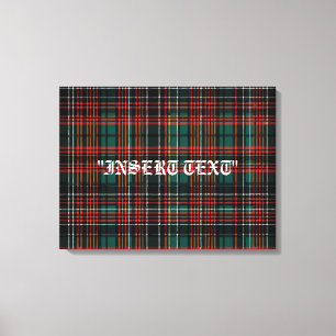 Tartan Canvas Print