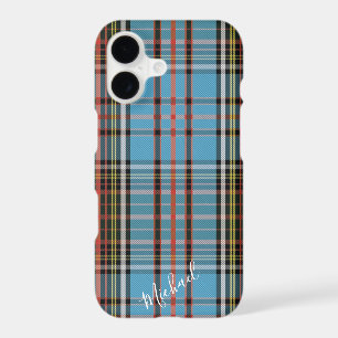 Tartan Clan Anderson Plaid Light Blue Check