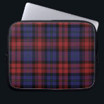 Tartan Clan MacLachlan Plaid Red Purple Chequered Laptop Sleeve<br><div class="desc">Clan MacLachlan tartan black purple red chequered design laptop sleeve for anyone who loves classic and elegant cover that's great to give your laptop somewhere comfy to lay down and reduce scratches Celebrate all things Scottish tradition with this cool Clan MacLachlan tartan print laptop sleeve TIP: Great to pair with...</div>