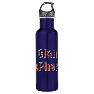 Tartan Clan MacPherson Name Logo, 710 Ml Water Bottle