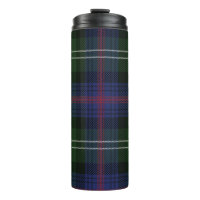 Tartan Clan Sutherland Plaid Green Black Check