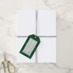 Tartan Delights Clan MacLean Hunting Plaid Gift Tags