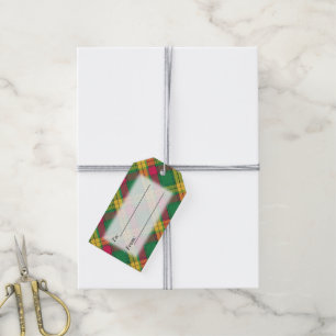 Tartan Delights Clan MacMillan Plaid Gift Tags