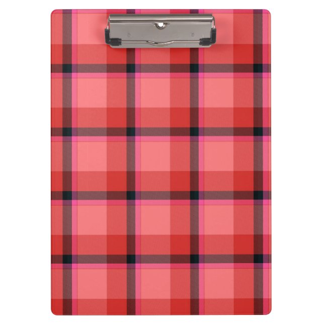 Tartan Design Clipboard (Front)
