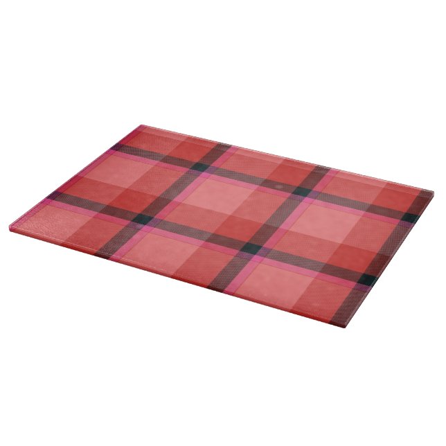 Tartan Design Cutting Board (Corner)