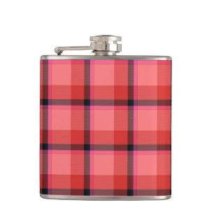Tartan Design Hip Flask