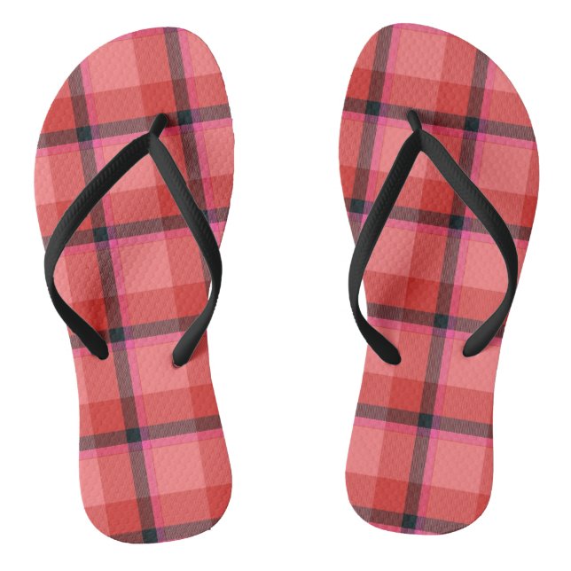 Tartan Design Jandals (Footbed)