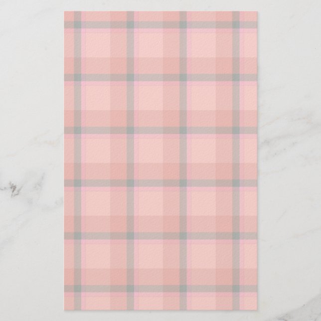 Tartan Design Stationery (Front)