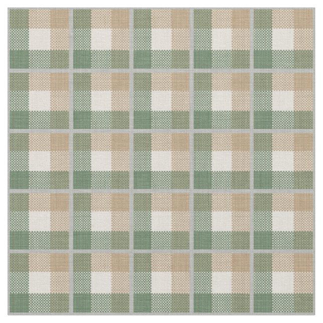 Tartan Fabric (Close Up)
