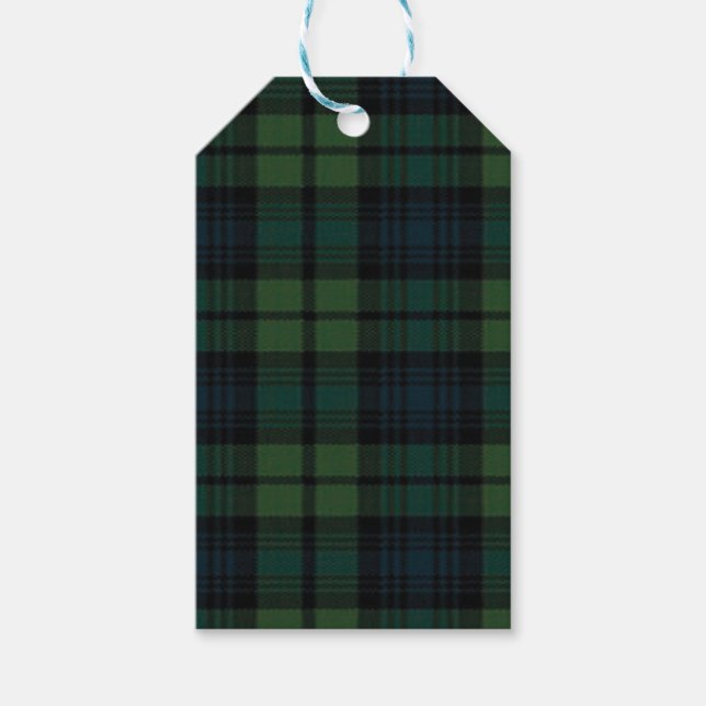 Tartan Fabric Gift Tag (Front)