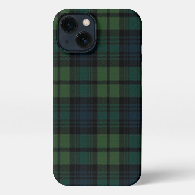 Tartan Fabric iPhone 13 Case (Back)