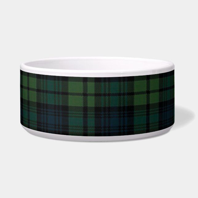 Tartan Fabric Large Pet Bowl (Front)