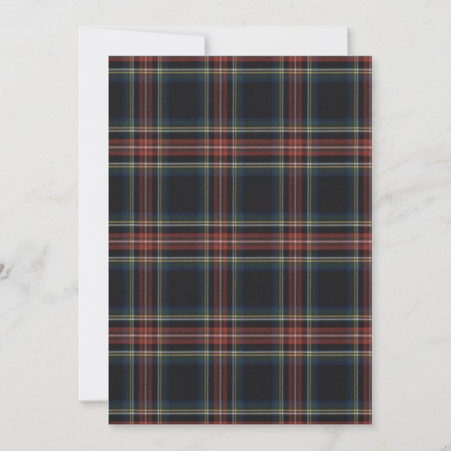 Tartan Flat Holiday Card (Front)