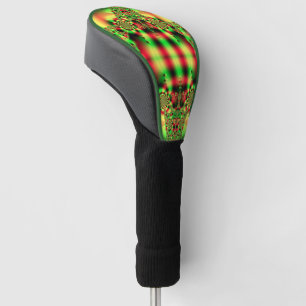 Tartan Fractal Golf Head Cover