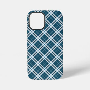 Tartan in Blue and white Case-Mate iPhone Case