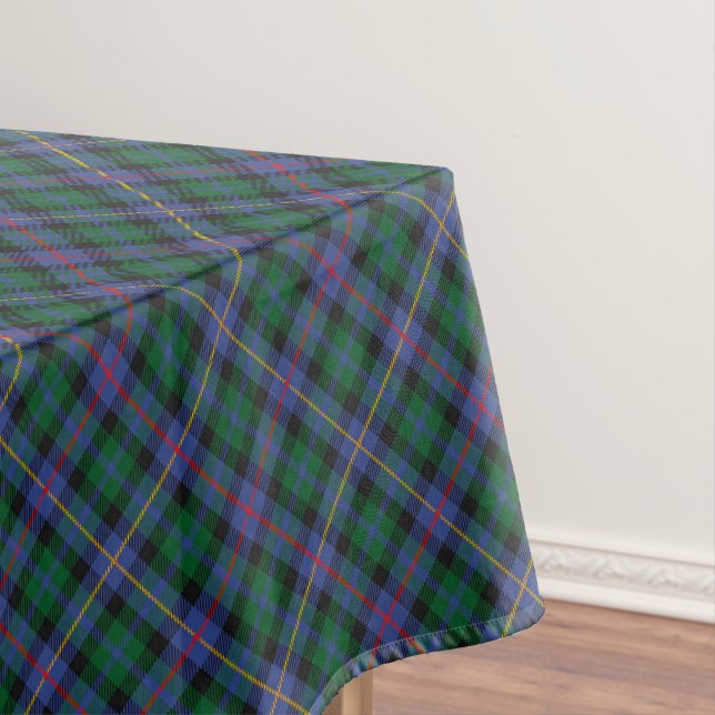 Tartan in Blue/Green Tablecloth (In Situ)