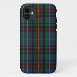 Tartan in blue, orange, green... Case-Mate iPhone case