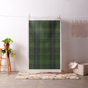Tartan in green fabric
