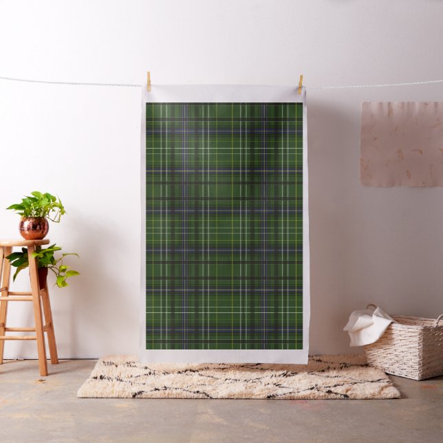 Tartan in green fabric (In Situ)