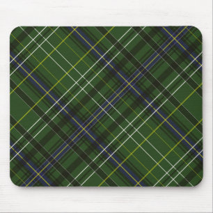 Tartan in green mouse pad