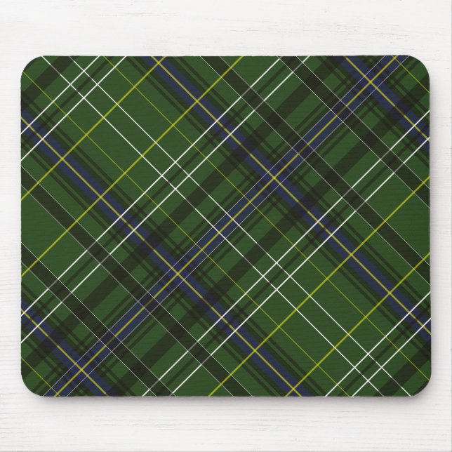 Tartan in green mouse pad (Front)