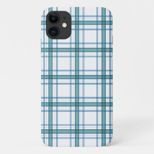 Tartan in turquoise... Case-Mate iPhone case